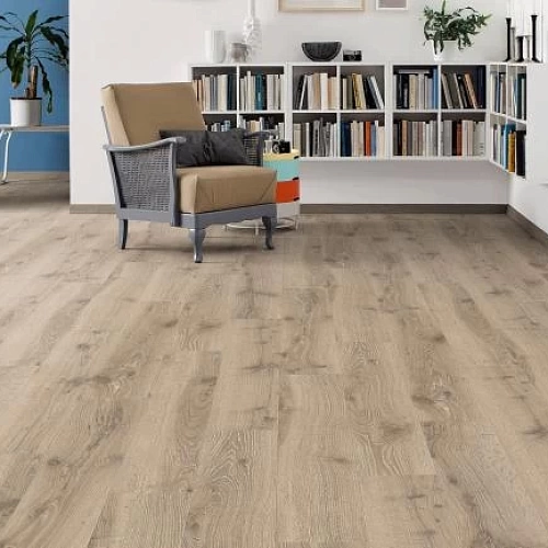 ДУБ ФЛАВИЯ СЕРЫЙ ЛАМИНАТ  HARO  TRITTY 100 ламинат для пола